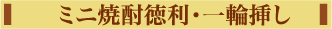 ミニ焼酎徳利・一輪挿し