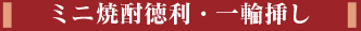 ミニ焼酎徳利・一輪挿し